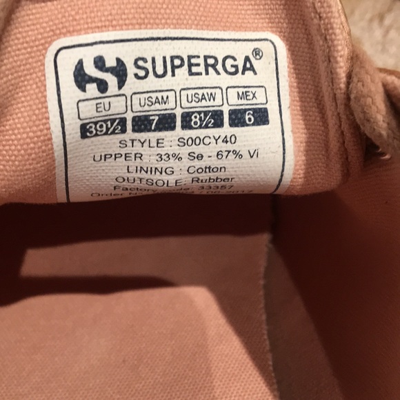 Loft Superga Sneaker Rose Gold Satin Size 8.5 - Picture 3 of 8